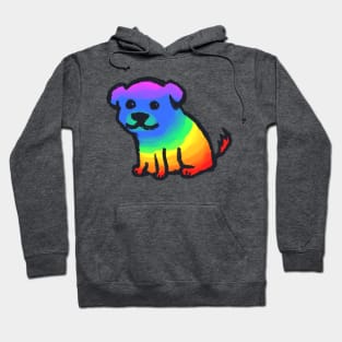 Rainbow Dog Hoodie